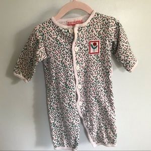 Vintage Marimekko sweet potatoe onesie 9m